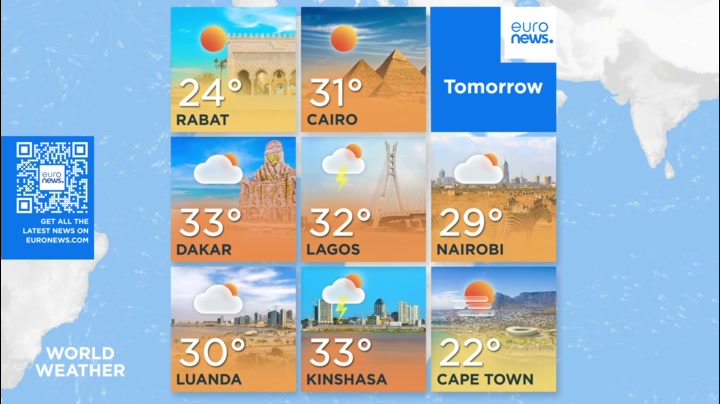 Weather world tomorrow (2026/10/23)