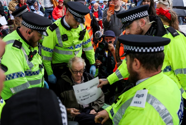 Hundreds to defy Palestine Action ban in protest at US embassy in London