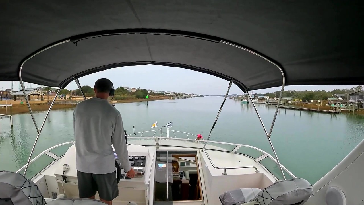 A boating family navigates Myrtle Beach’s ICW rock piles