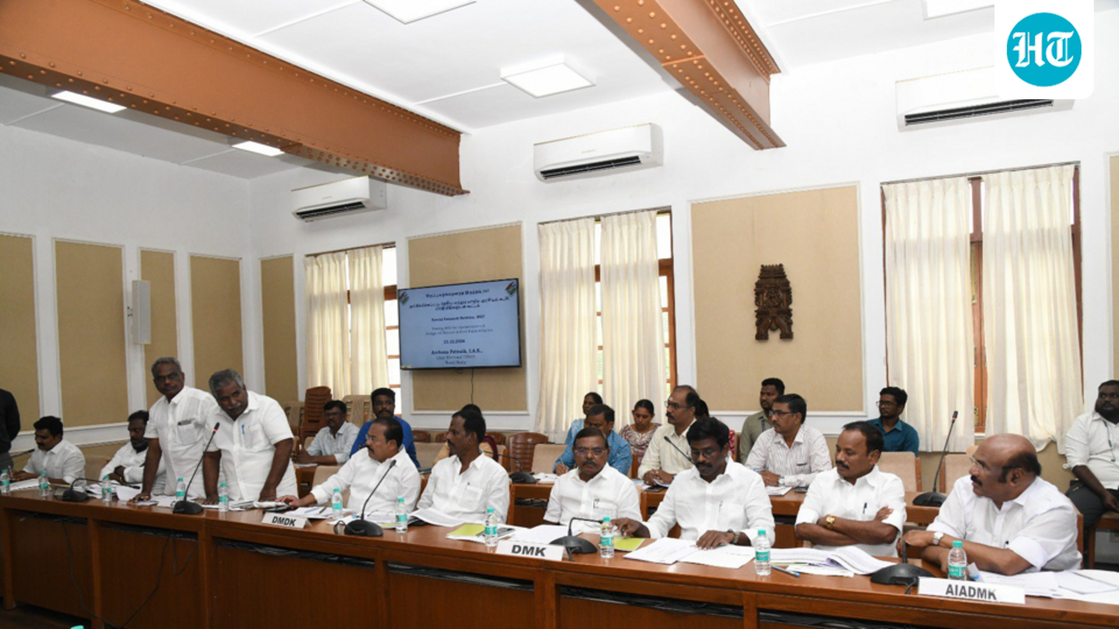 Tamil Nadu: Ruling bloc, DMK reps walk out of ECI meeting, seek CEC’s ...