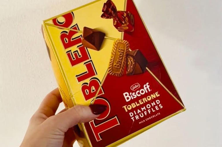 Toblerone have collaborated with Biscoff on new chocolates and 2 words ...