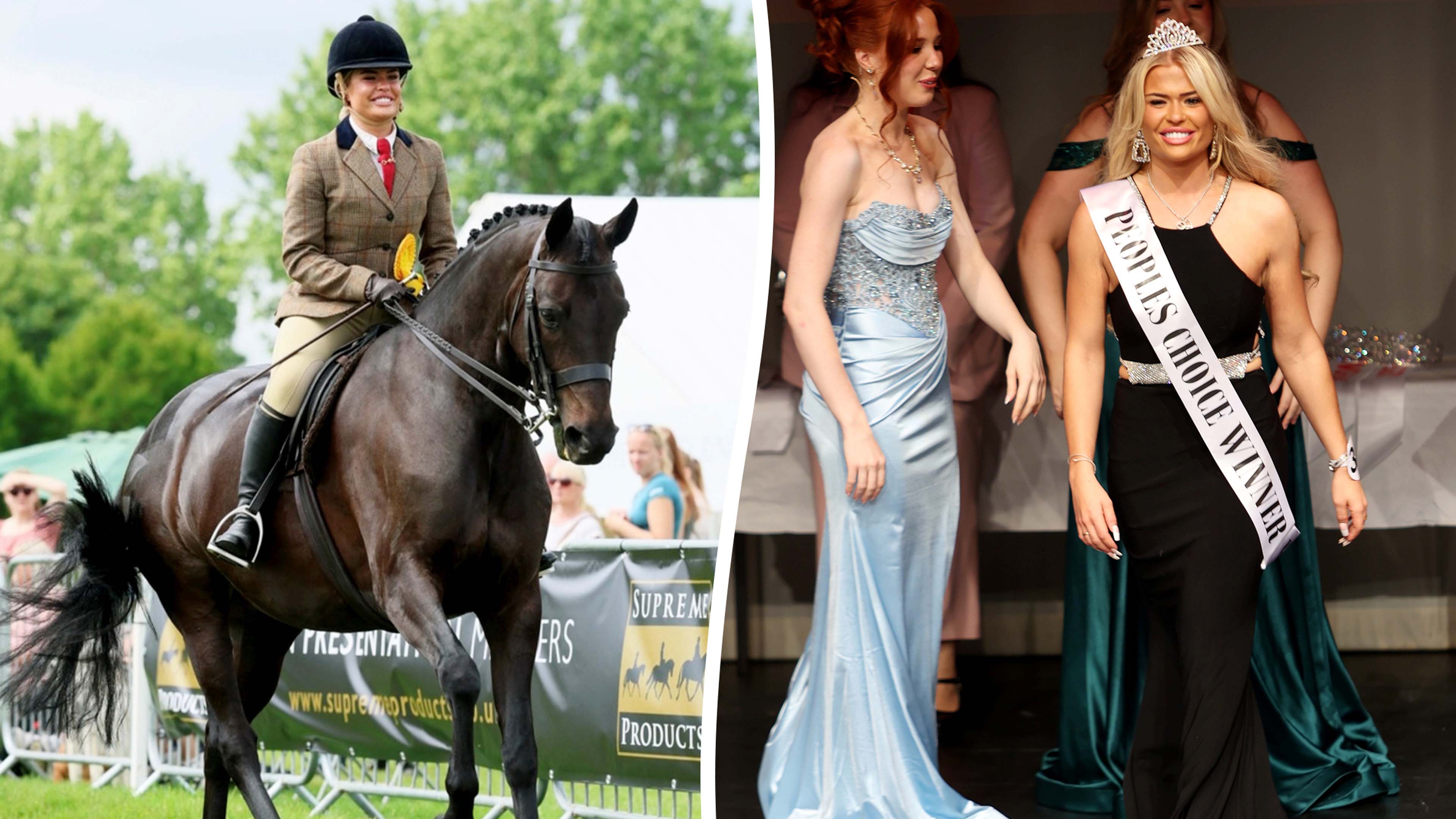 Award-winning horse rider swaps mucking out stables for Miss England ...