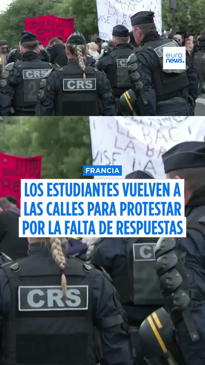 Estudiantes franceses vuelven a salir a la calle para protestar por el ...