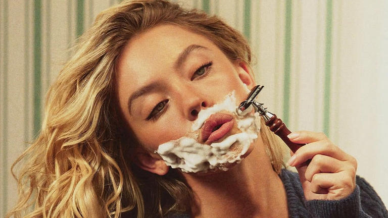 Sydney Sweeney shaves her face in new campaign for her lingerie brand