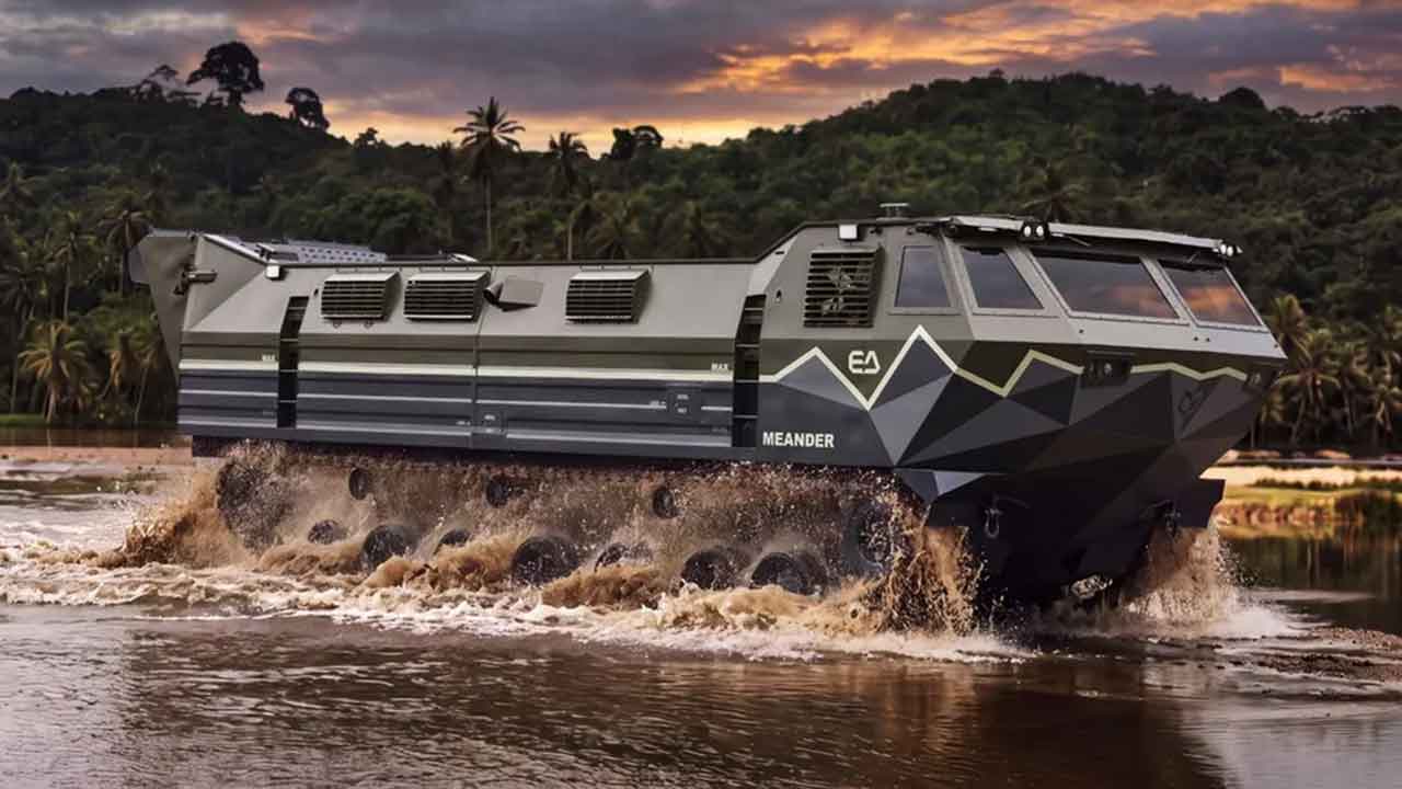 CSG unveils Meander, an amphibious vehicle that carries up to 13 tonnes