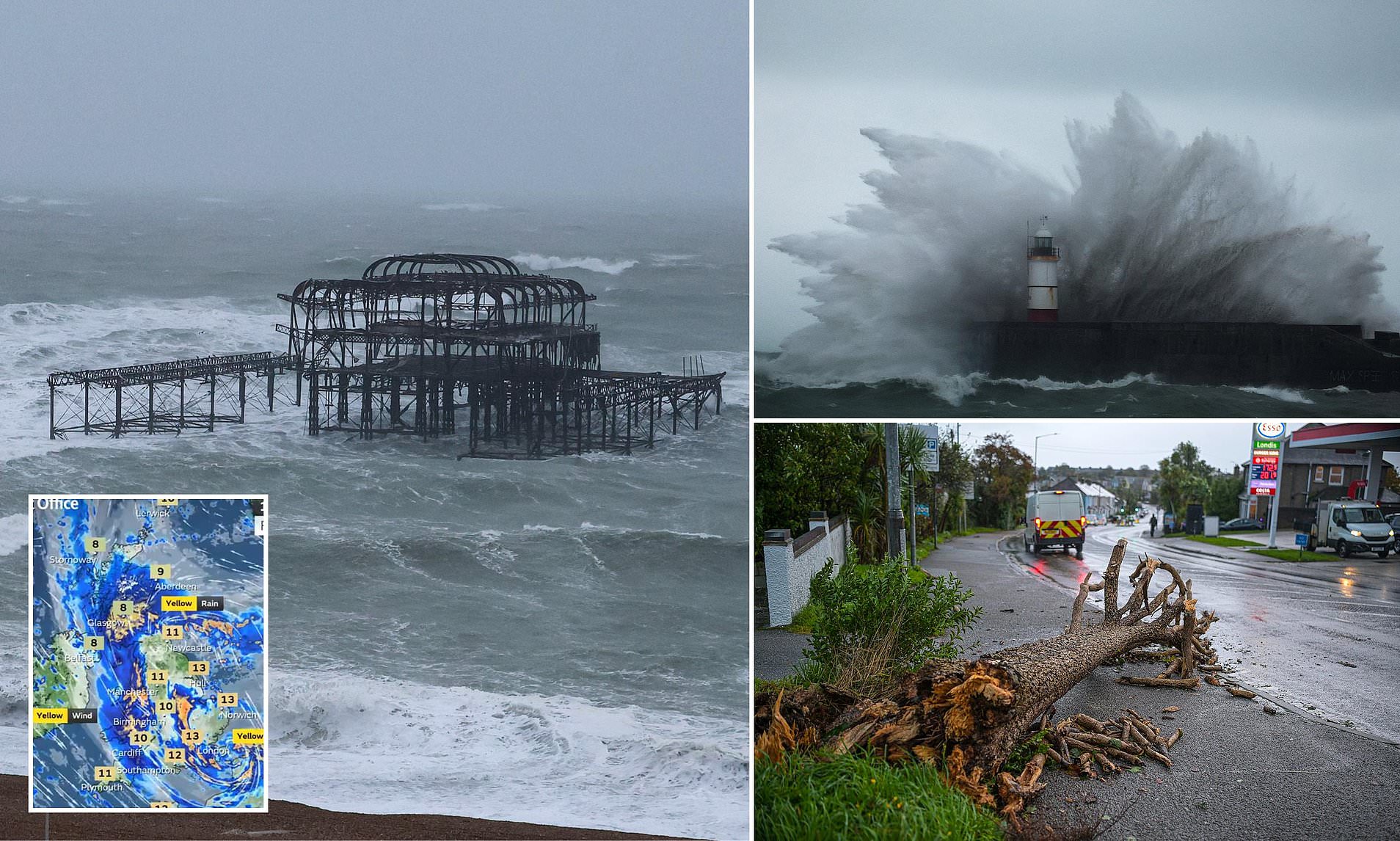 Storm Austen brings 80mph winds: 9,000 homes without power, schools ...