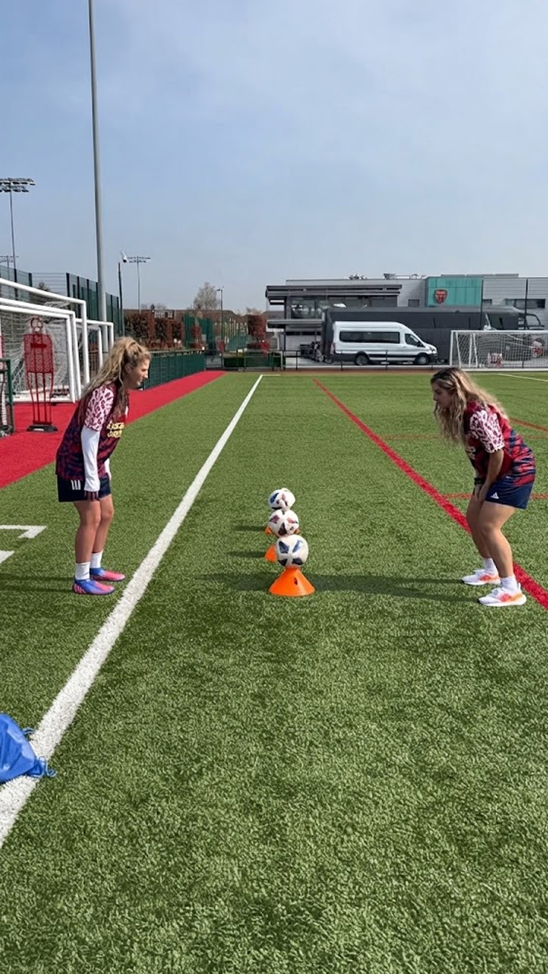 Enjoying a fast paced soccer challenge on the field