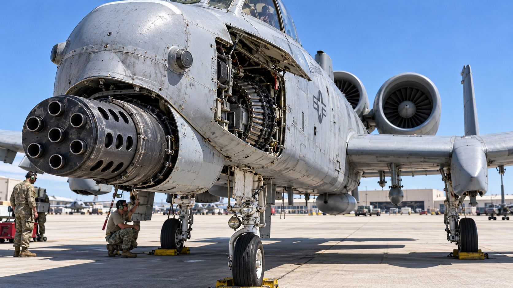 Why the A-10 Warthog keeps its empty bullet casings
