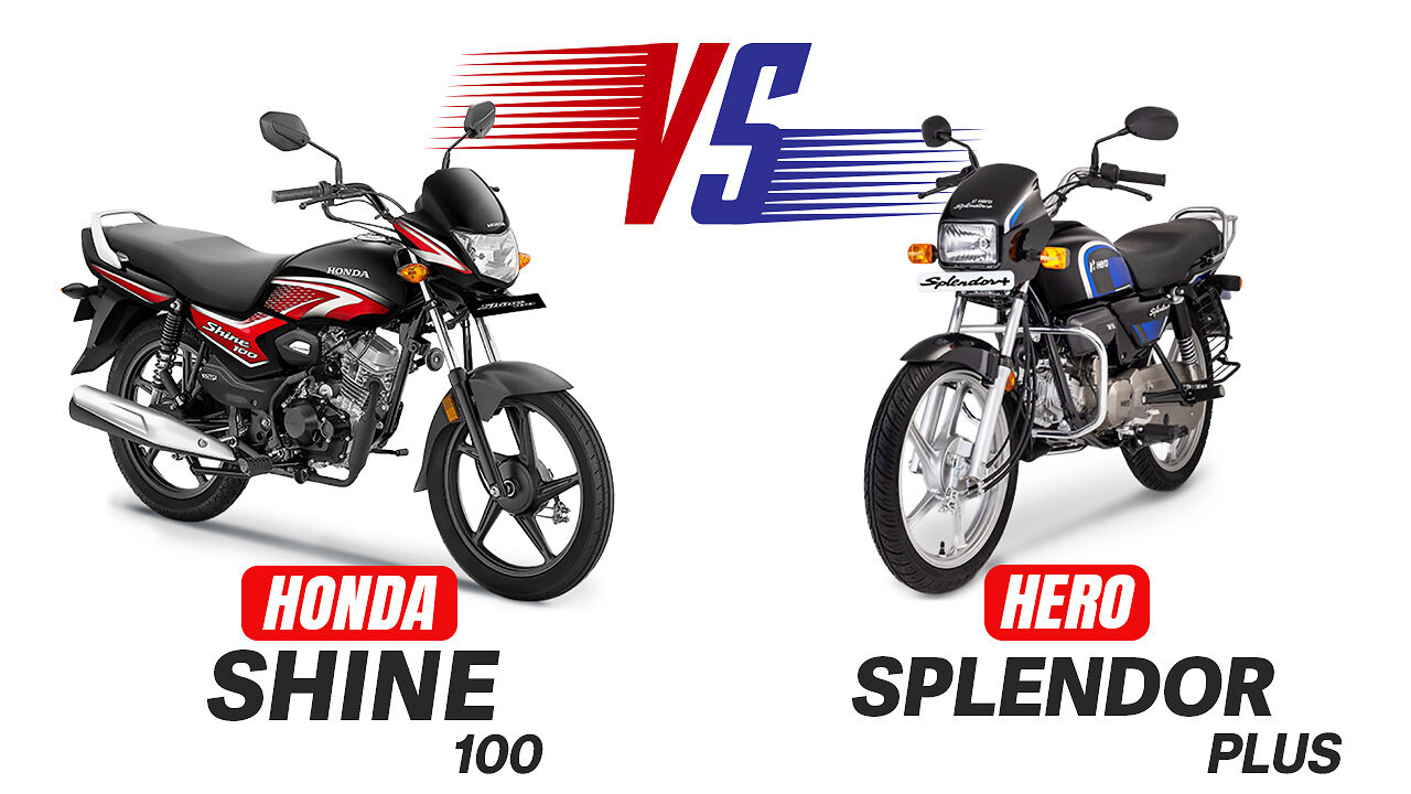 Hero Splendor Plus vs Honda Shine 100 spec comparison: What's different?