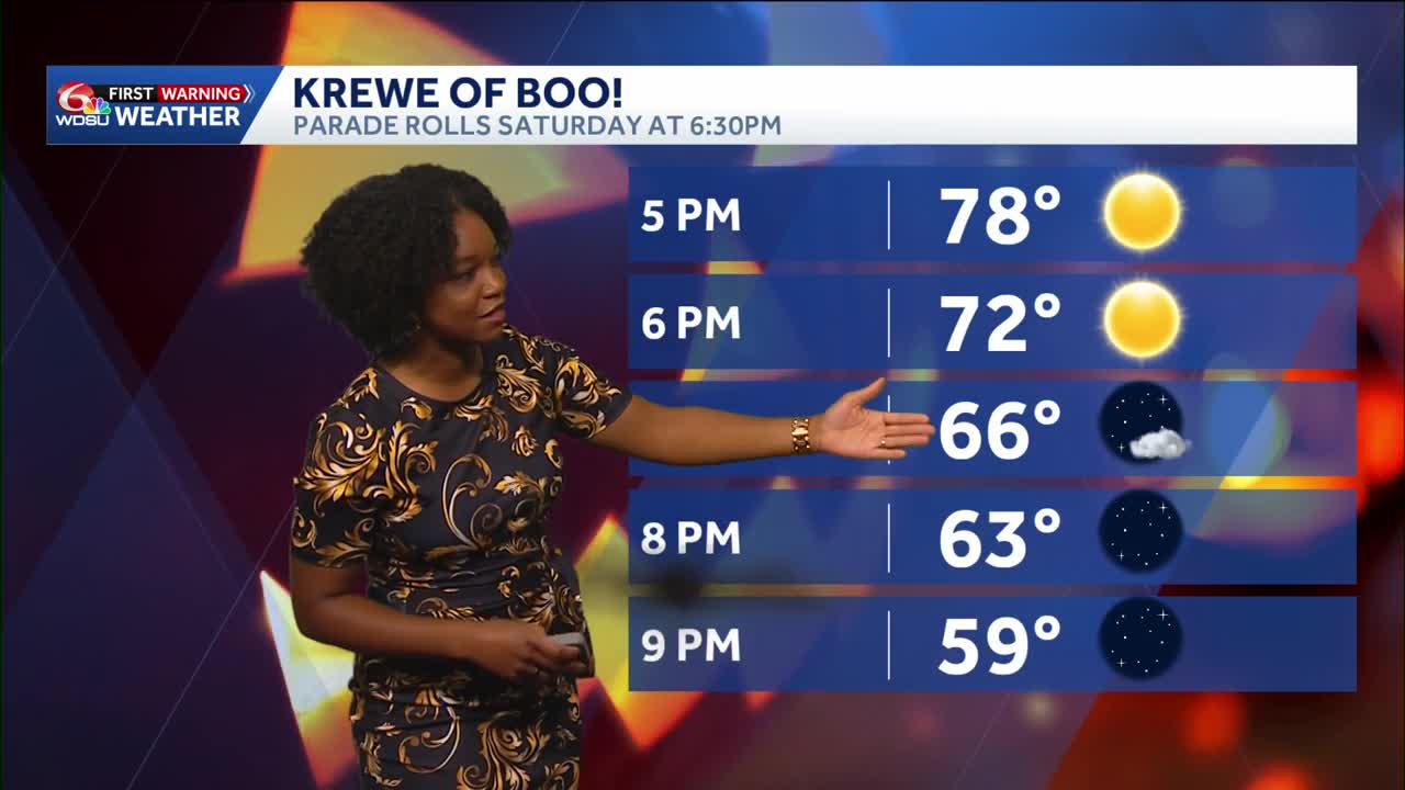 Friday into the weekend looking sunny and breezy in your Louisiana ...