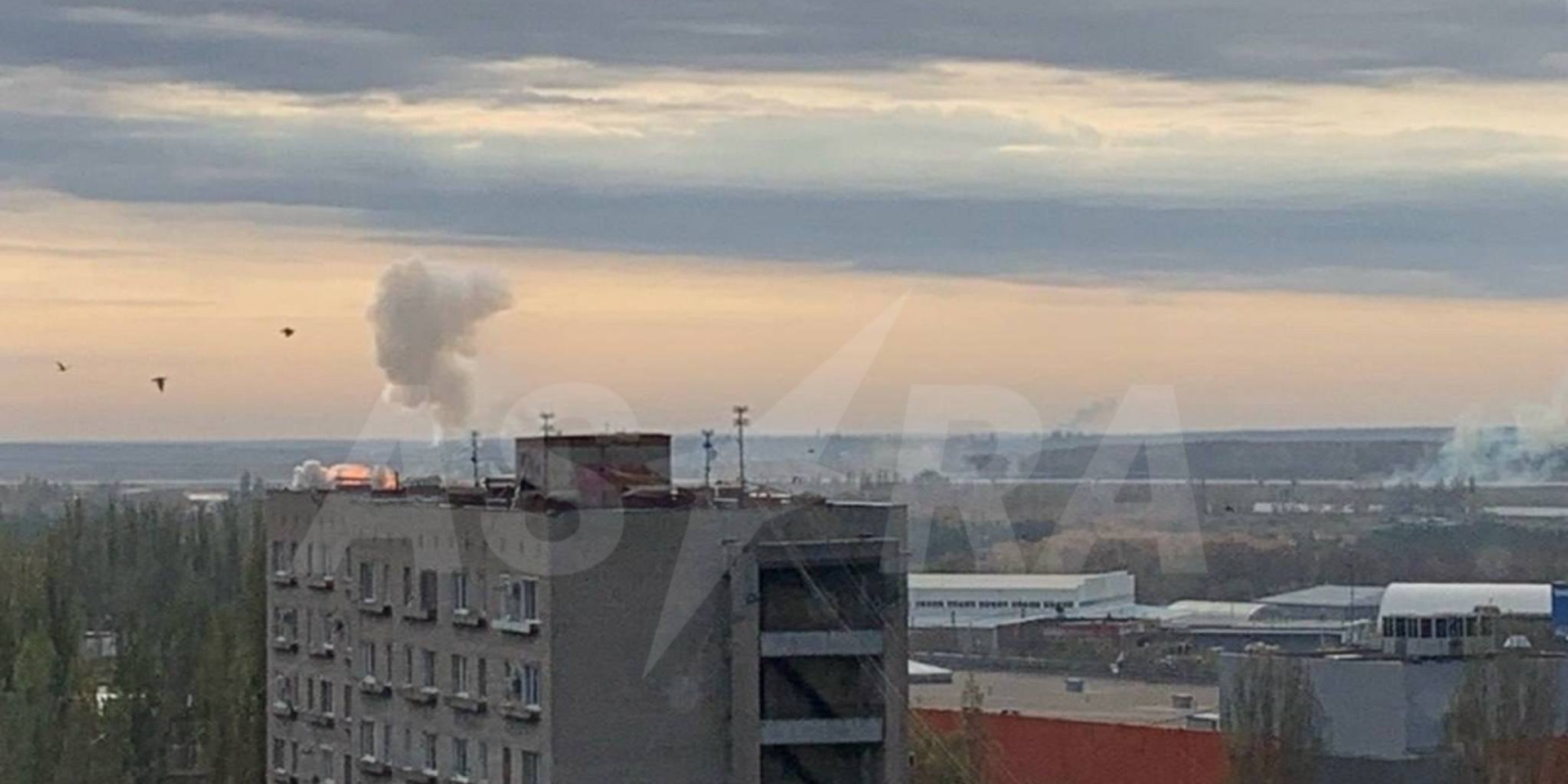 Fire erupts at Voronezh Baltimor military airbase after suspected ...