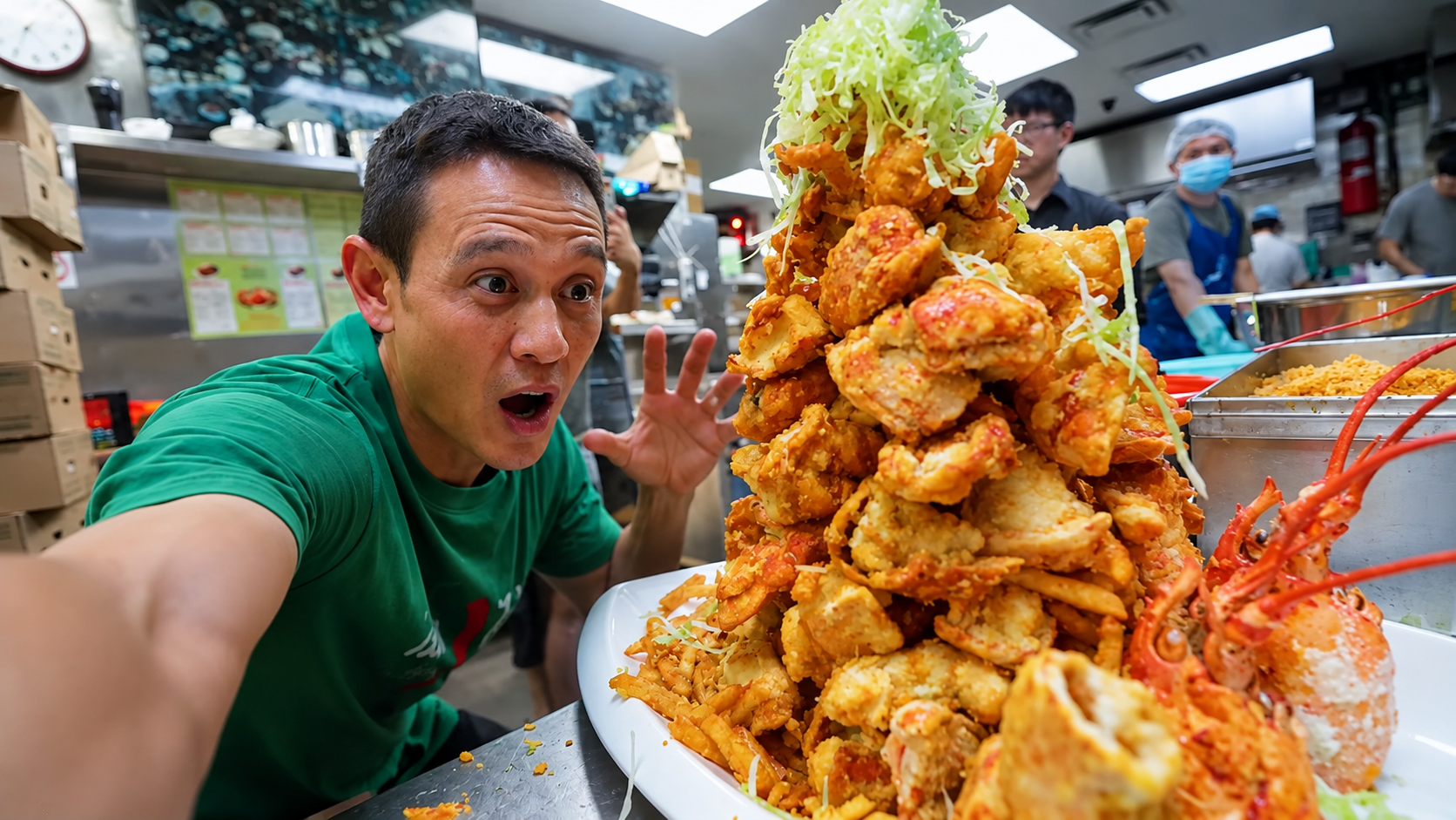 This restaurant serves 1,000 people a day and has an 18-pound lobster ...