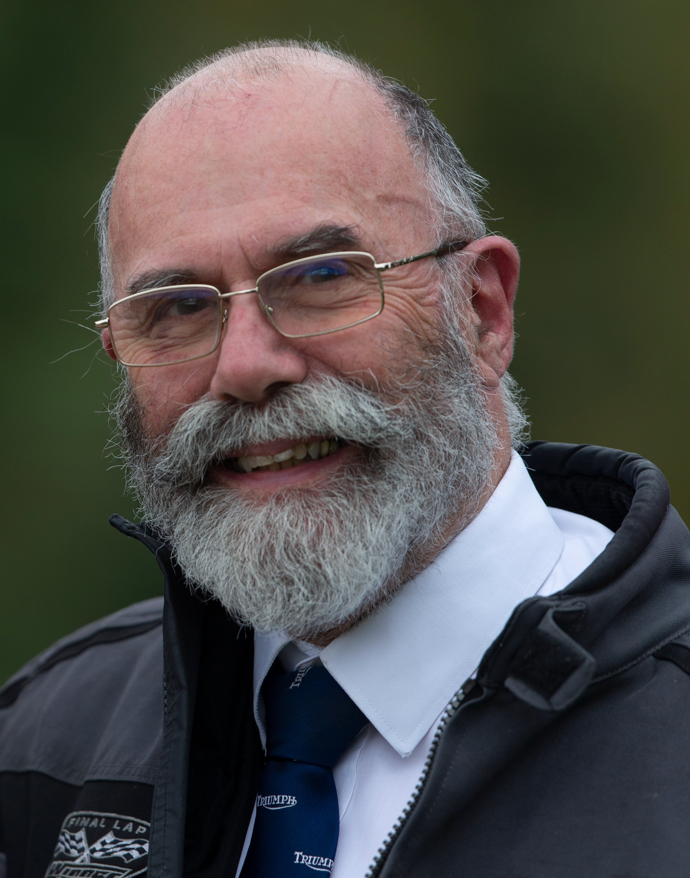 Motorcycle legend on grid for charity fundraisers