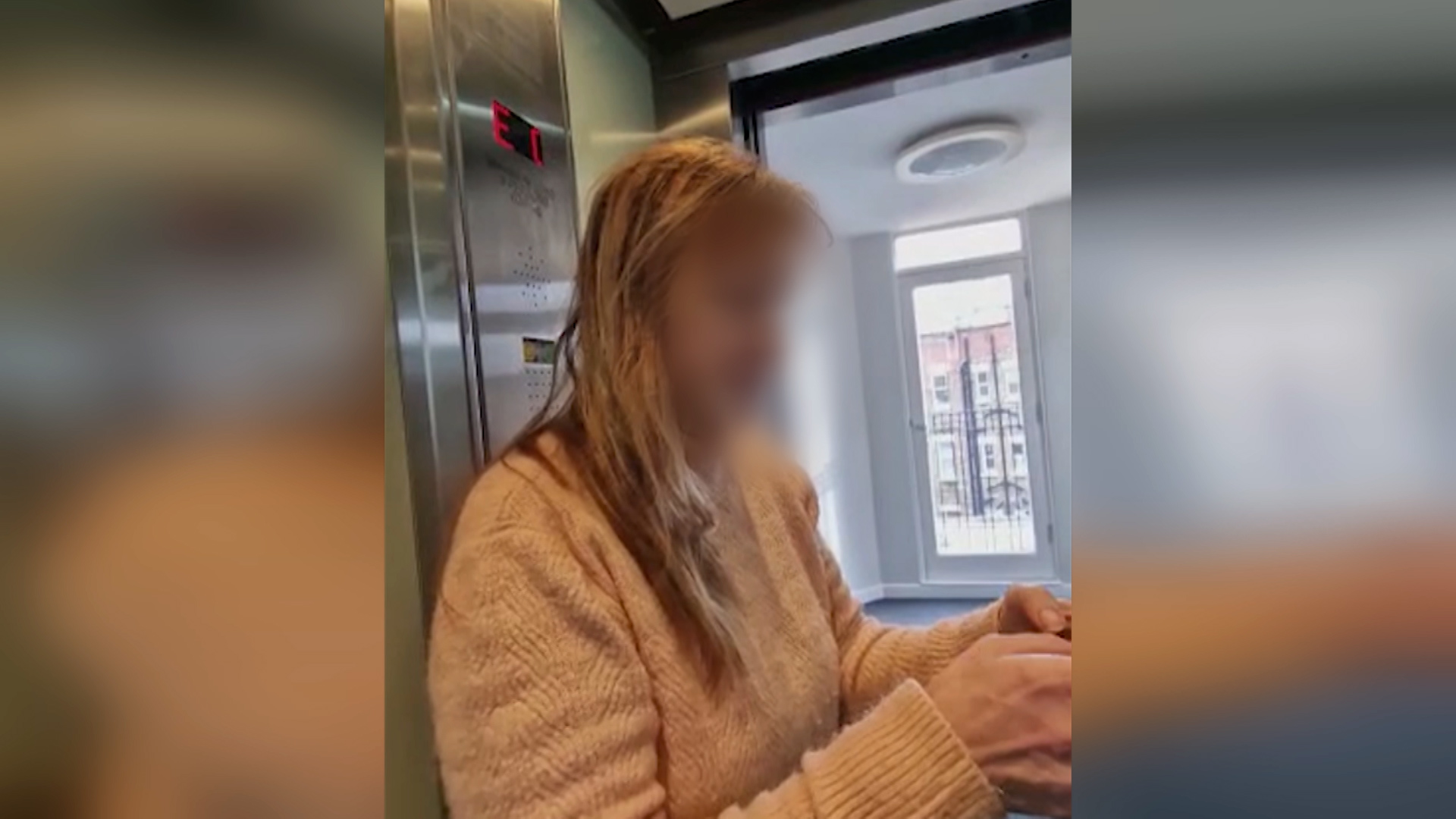 Intense elevator showdown between angry neighbor and contractor ...