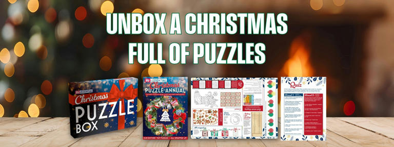 Make Christmas extra fun: The essential Christmas puzzle box is here!