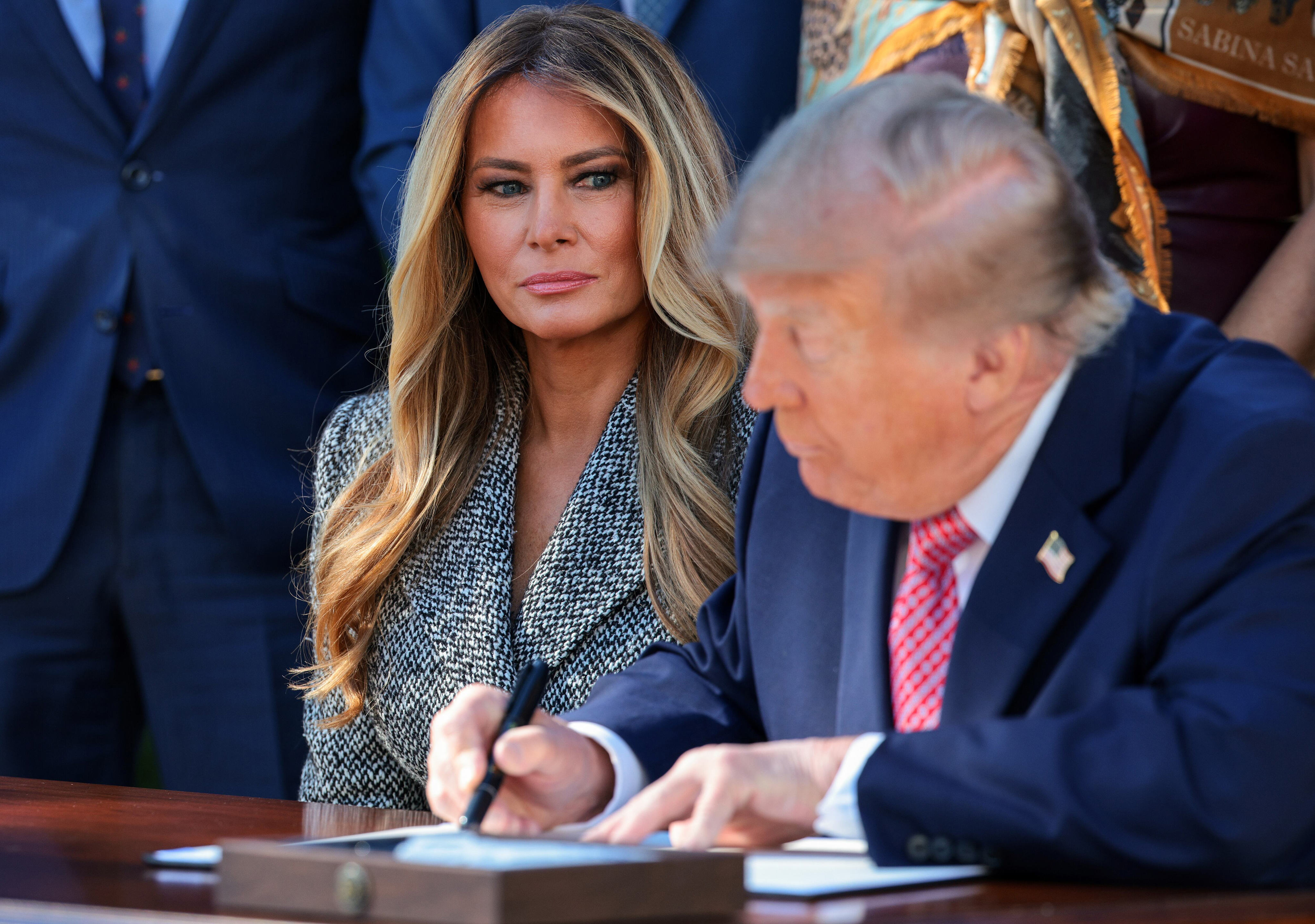 Trump’s weird rally moment gets brutal X-rated roast