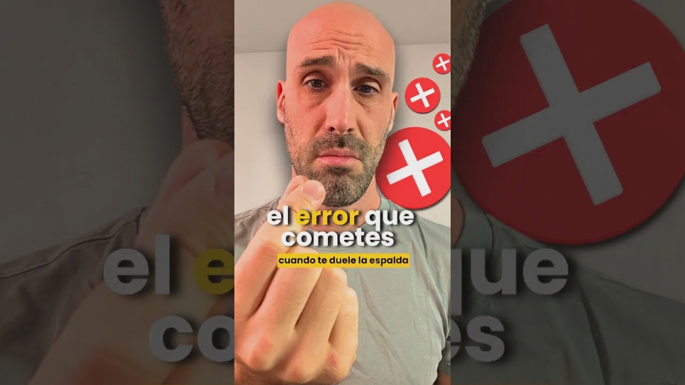 L'errore che fai quando ti fa male la schiena