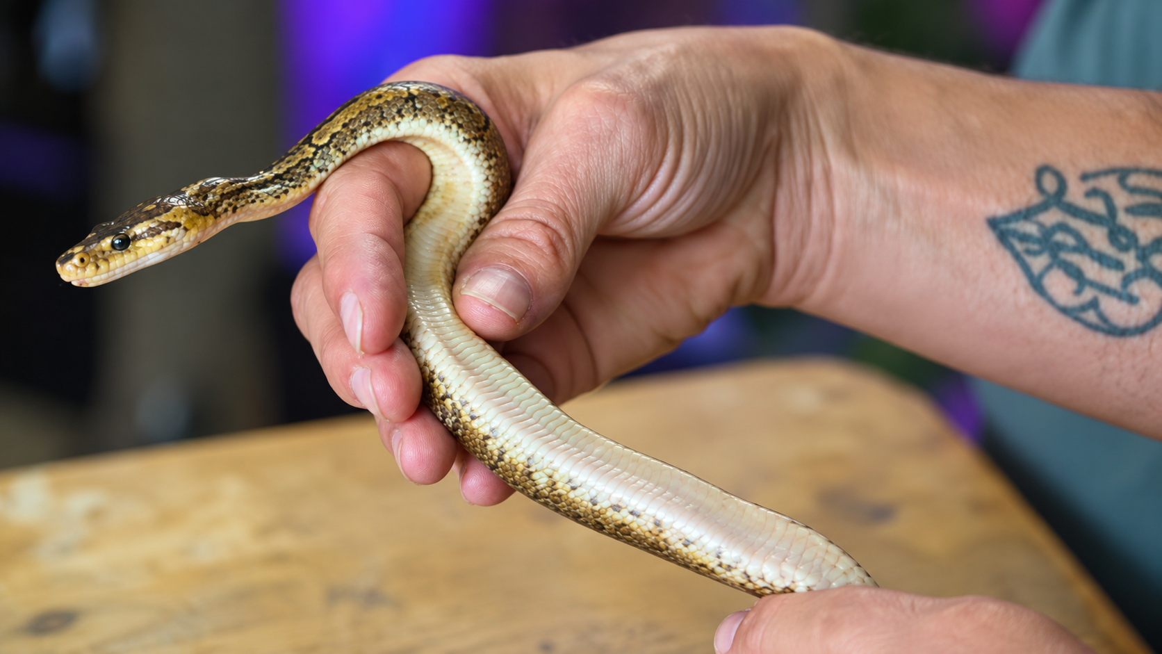 Only two baby snakes hatched, and one had a pattern they had never seen ...