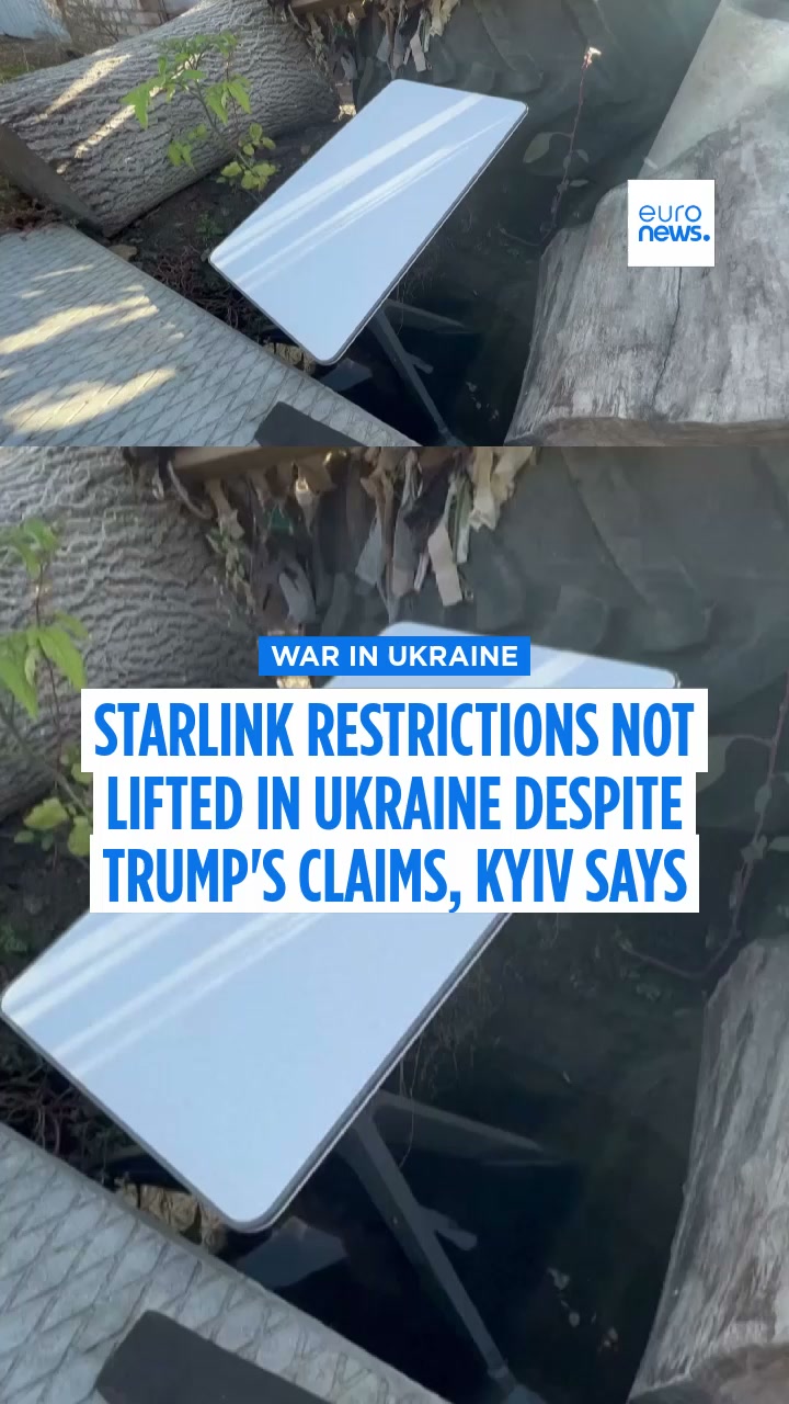 Starlink restrictions not lifted in Ukraine despite Trump's claims ...