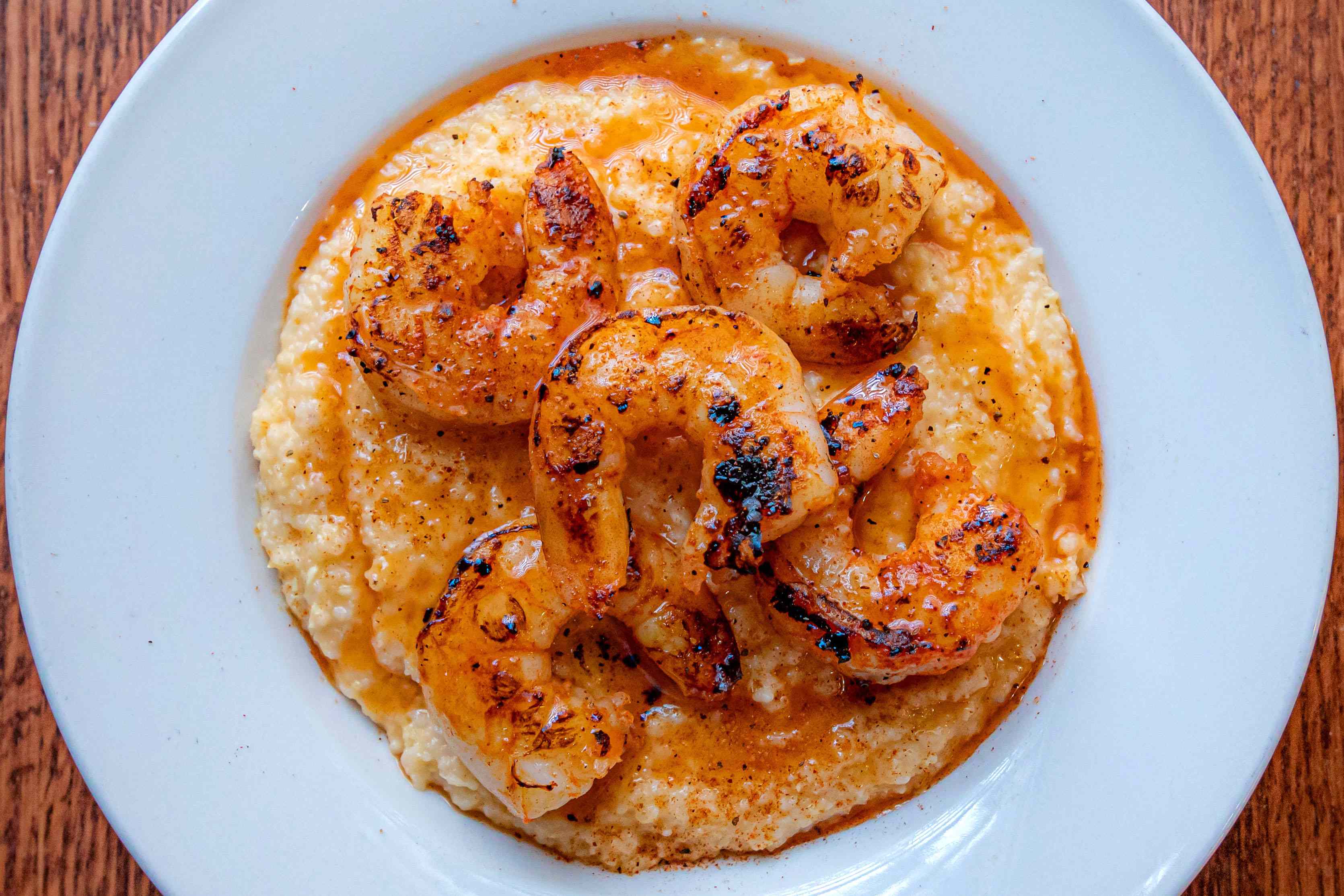 I love shrimp and grits too much to be a purist