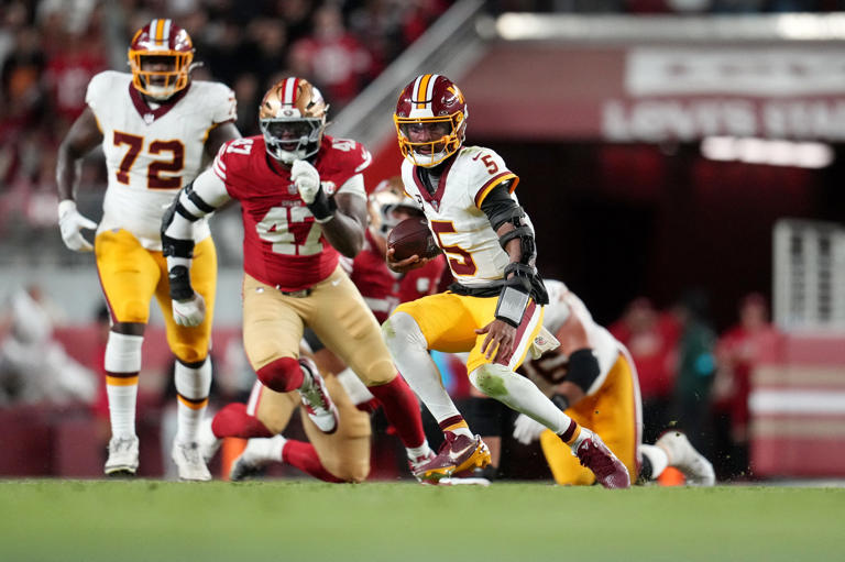 Dan Quinn shares message for Jayden Daniels over controversial 4th-down ...