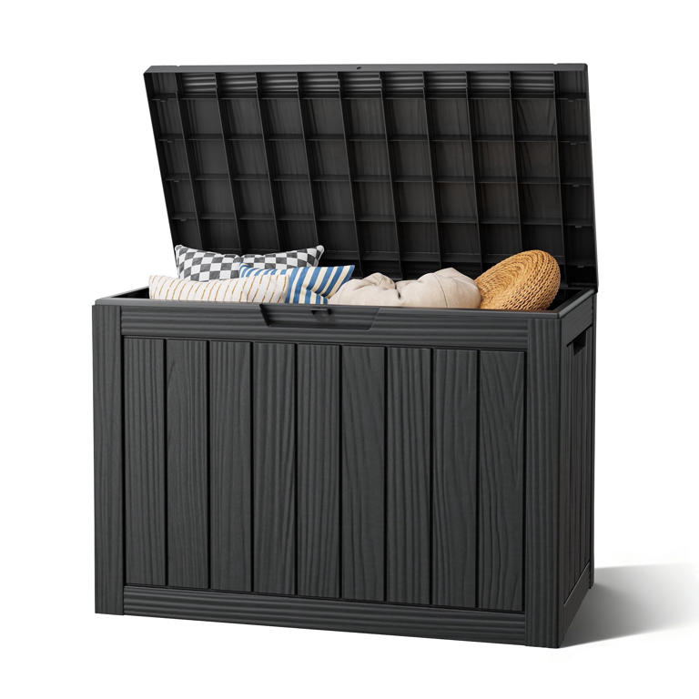 Walmart's weatherproof patio storage box is only $43, and it stays ...