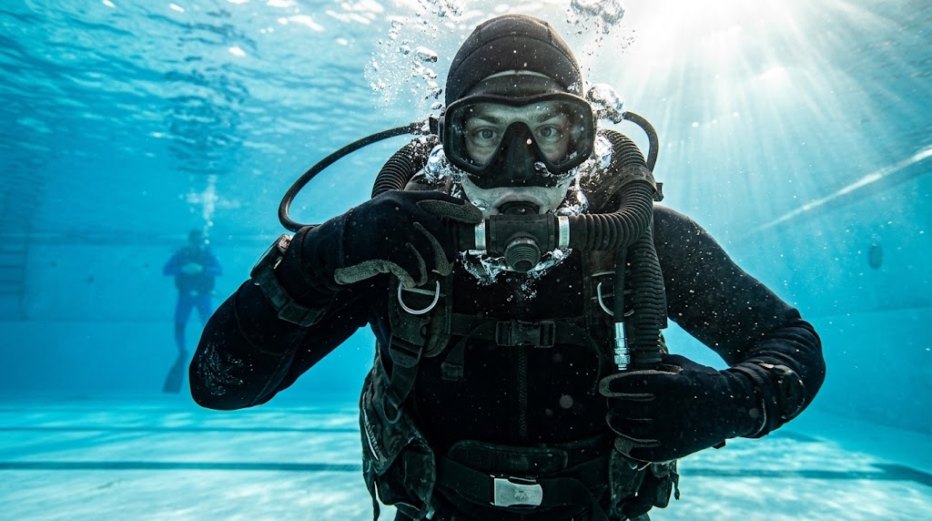 Marine combatant dive school - The eight-week underwater test