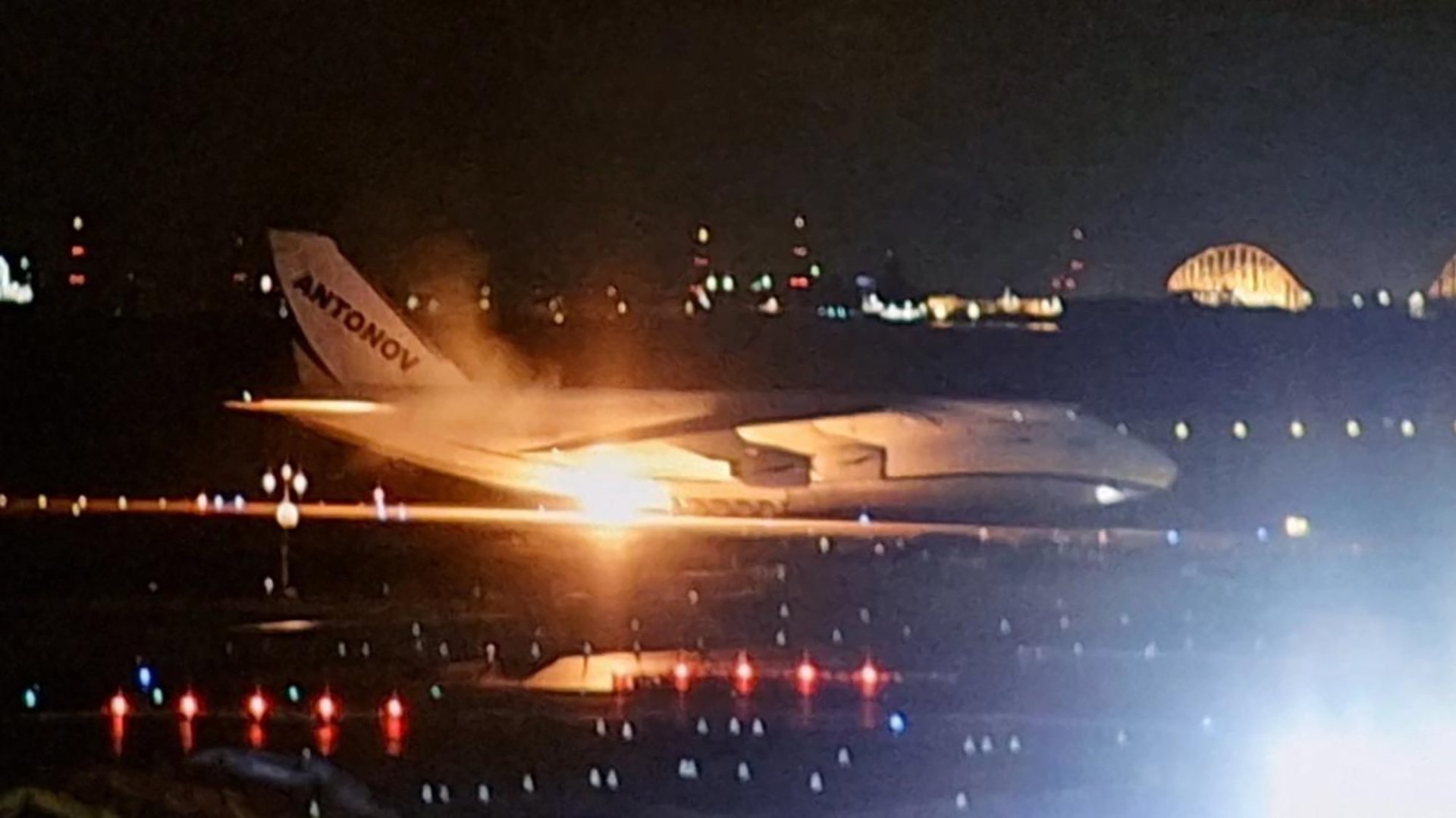 Mystery after world’s largest military cargo plane catches fire during ...