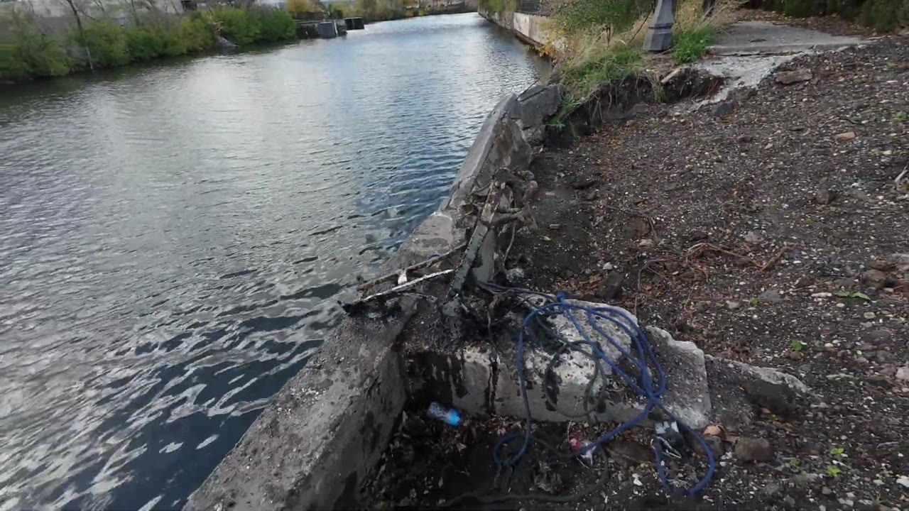 A magnet fisher's first throw in a new spot reveals a Yamaha motorcycle ...