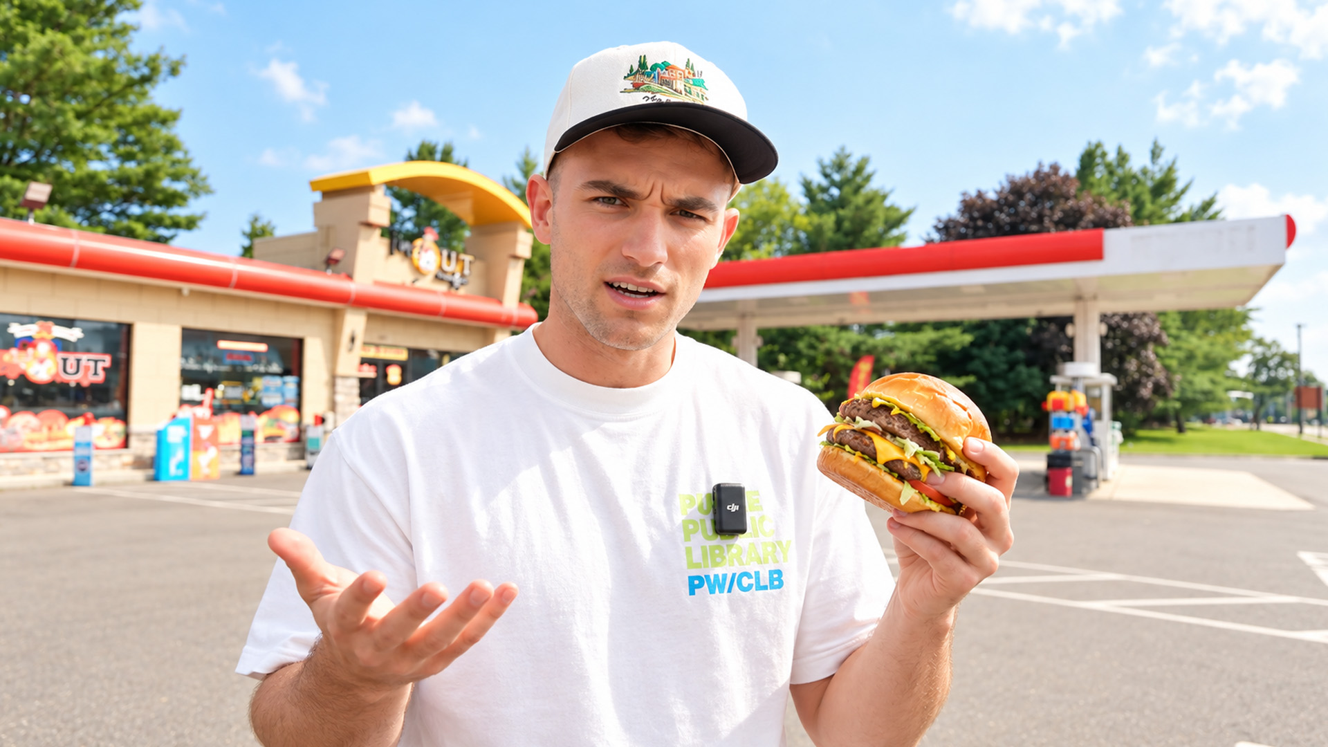 He found MrBeast Burger at a gas station, was it actually good?
