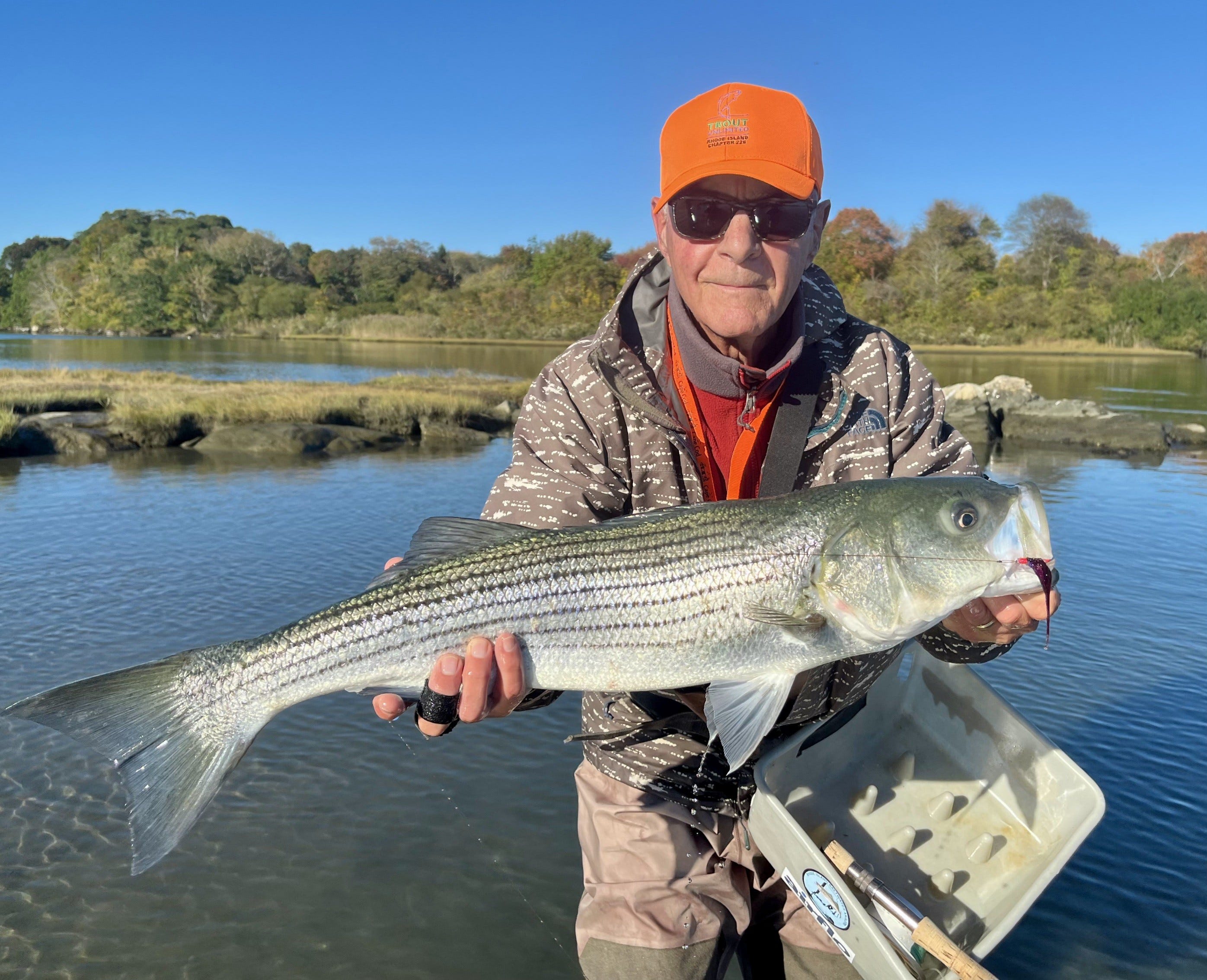 From the shore or a boat, this is prime time for catching fish in RI