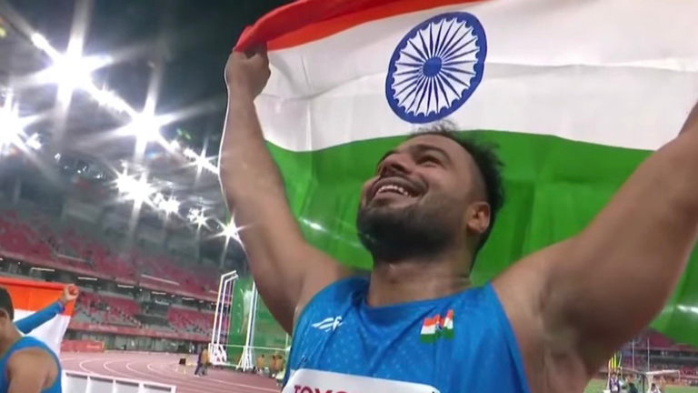 Sumit Antil is Asian Para Games champion again! India completes podium ...