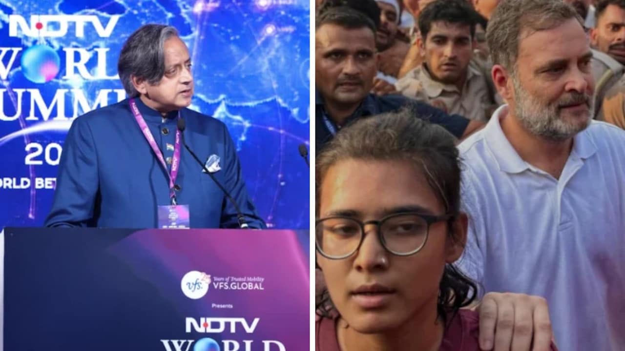 'It's about acceptance': Shashi Tharoor as Neha Bora joins INDIA bloc ...