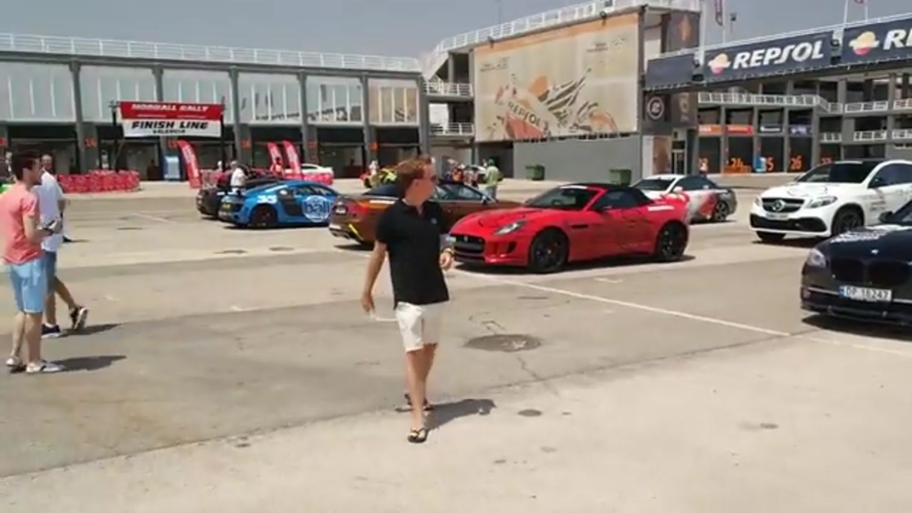 Jon's Lamborghini joy ride at the Modball Rally