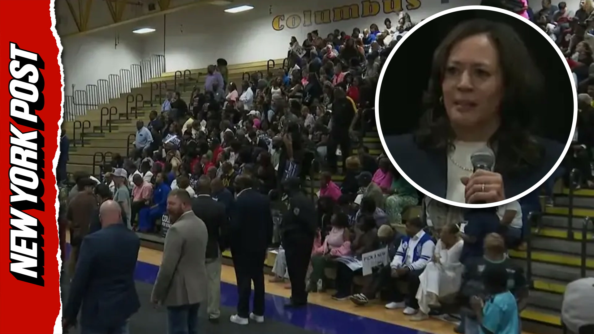 Let me repeat that: Kamala Harris gets little reaction after butchering ...