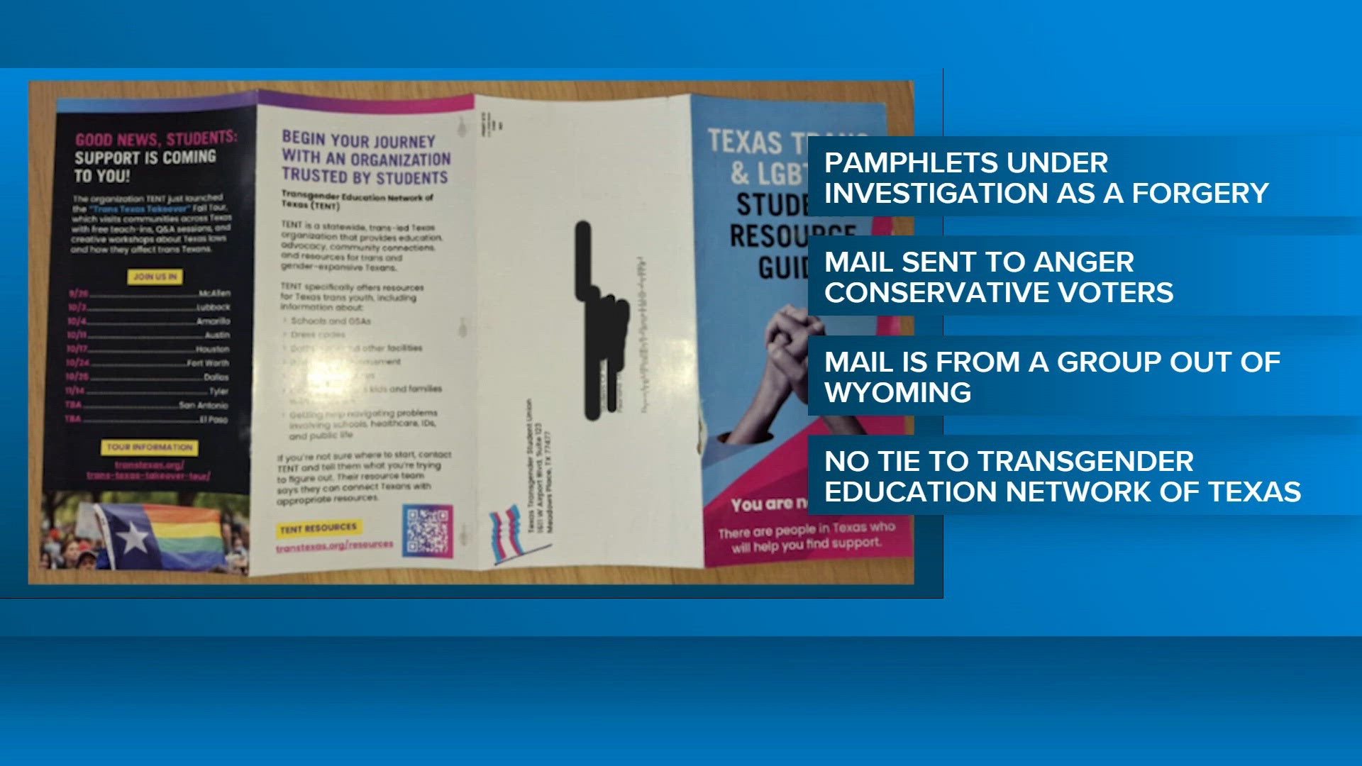 Pamphlet claiming to be from 