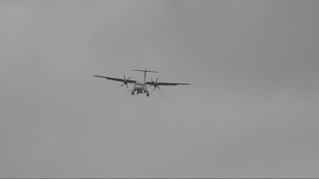 Wobbly plane landings at Bristol Airport as first named storm of the ...