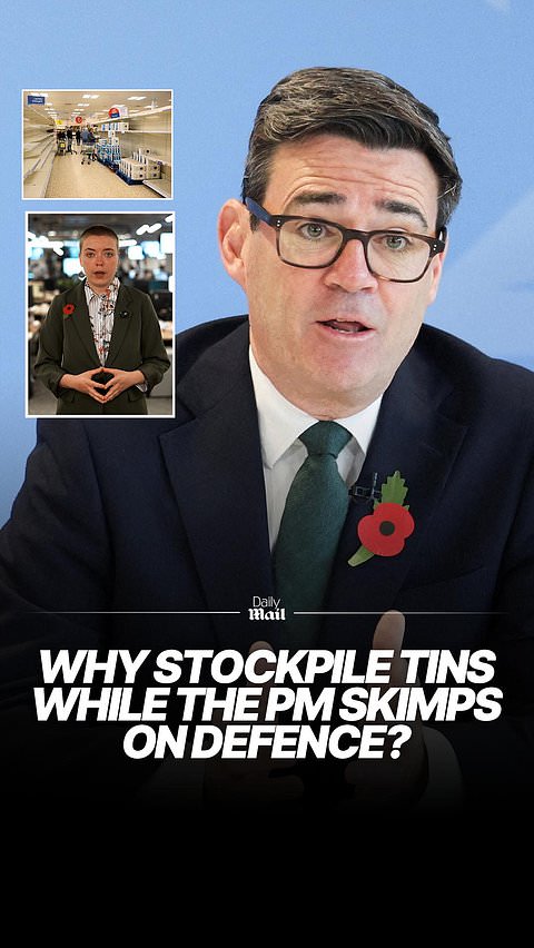 Why are we stockpiling tins while PM's skimping on defence?