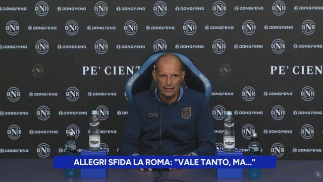 Allegri sfida la Roma: 