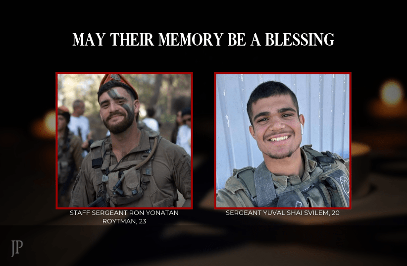 Squad commander, combat soldier killed in West Bank terror attack, IDF ...