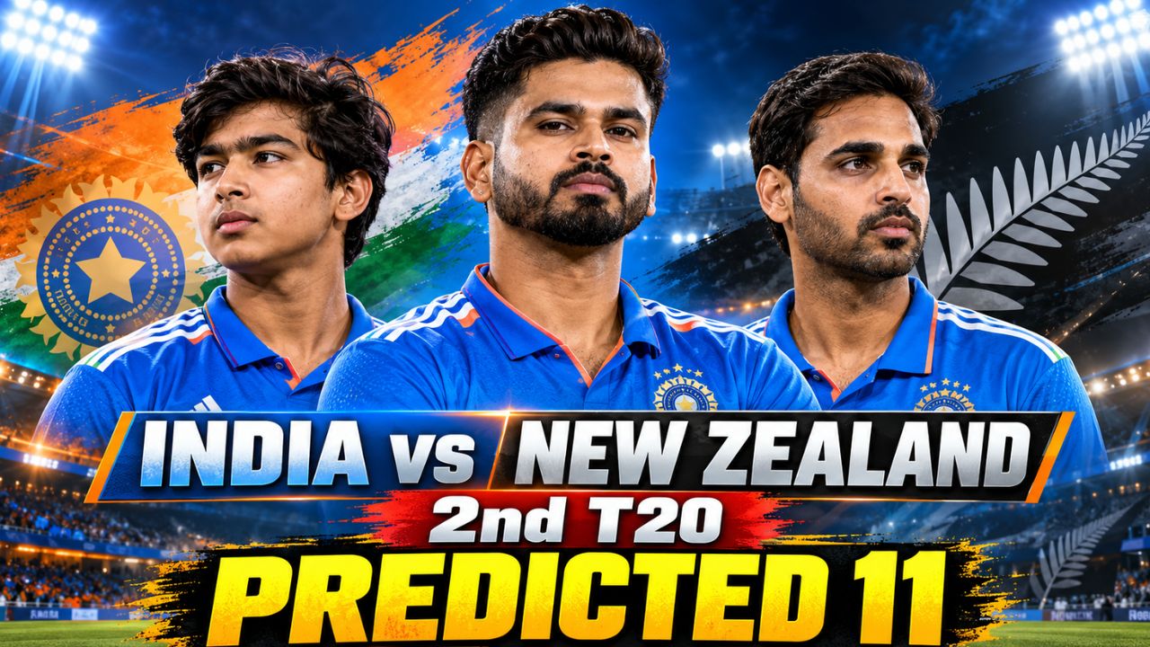 India vs New Zealand 2026 2nd T20I predicted playing 11: Vaibhav ...