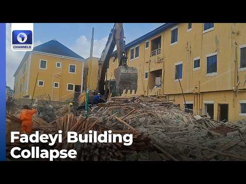 One dead, three rescued as building collapses in Lagos