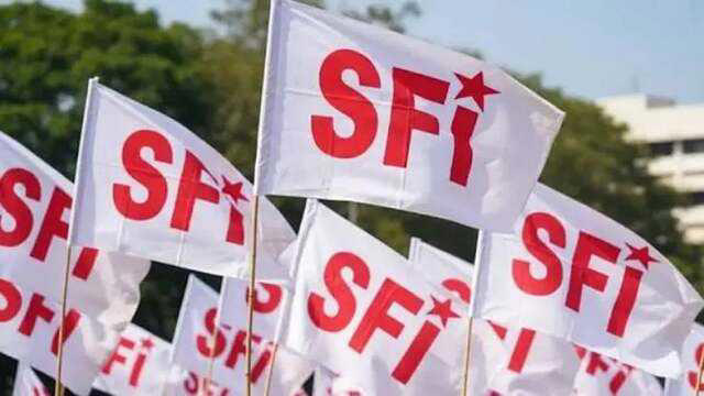 LDF student outfits protest in Keralam, seek CEC's removal over SIR