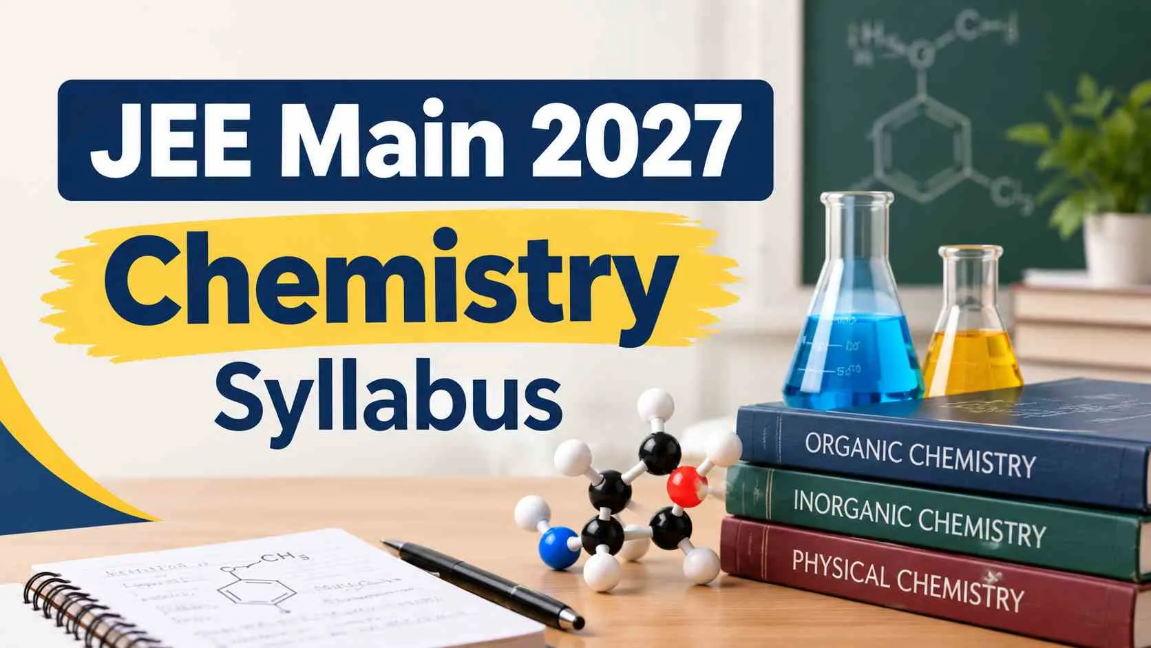 JEE Main 2027 chemistry syllabus: Check physical, organic and inorganic ...