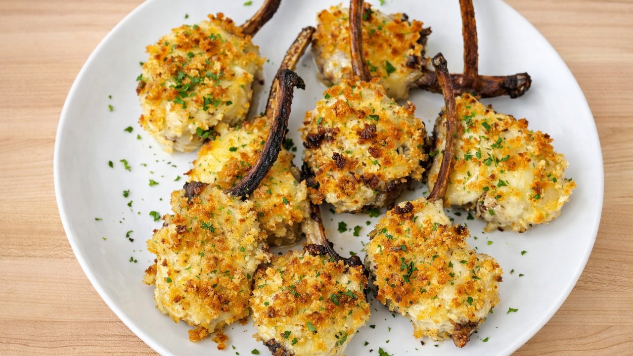 Viral Longhorn copycat recipe (parmesan crusted lamb chops)