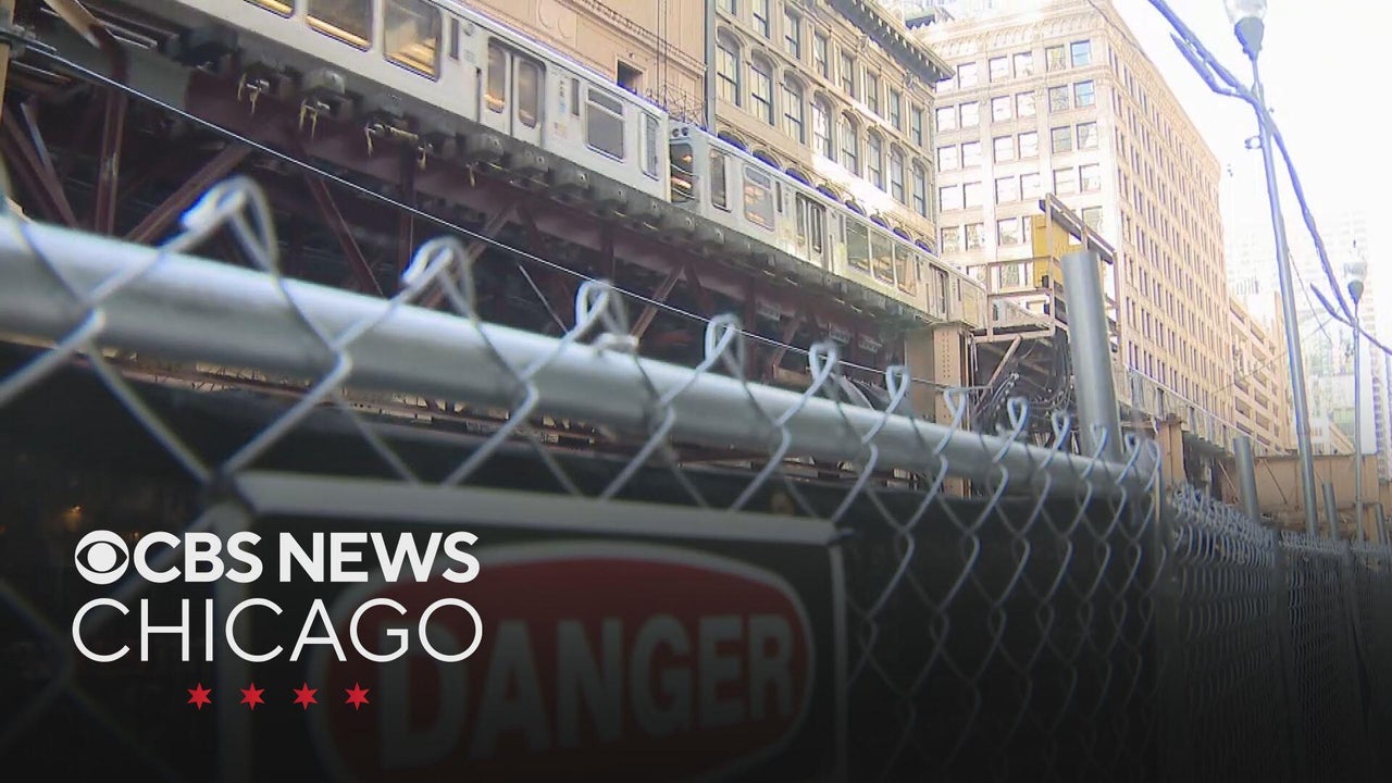 Elevated CTA train tracks closing in Loop during busy Chicago weekend