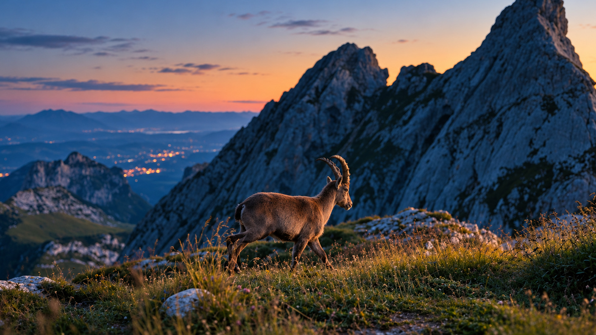 Why is this mountain goat walking near steep cliffs?
