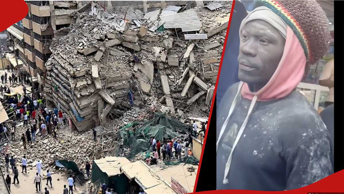 Eastleigh building collapse survivor speaks hours after tragedy: 