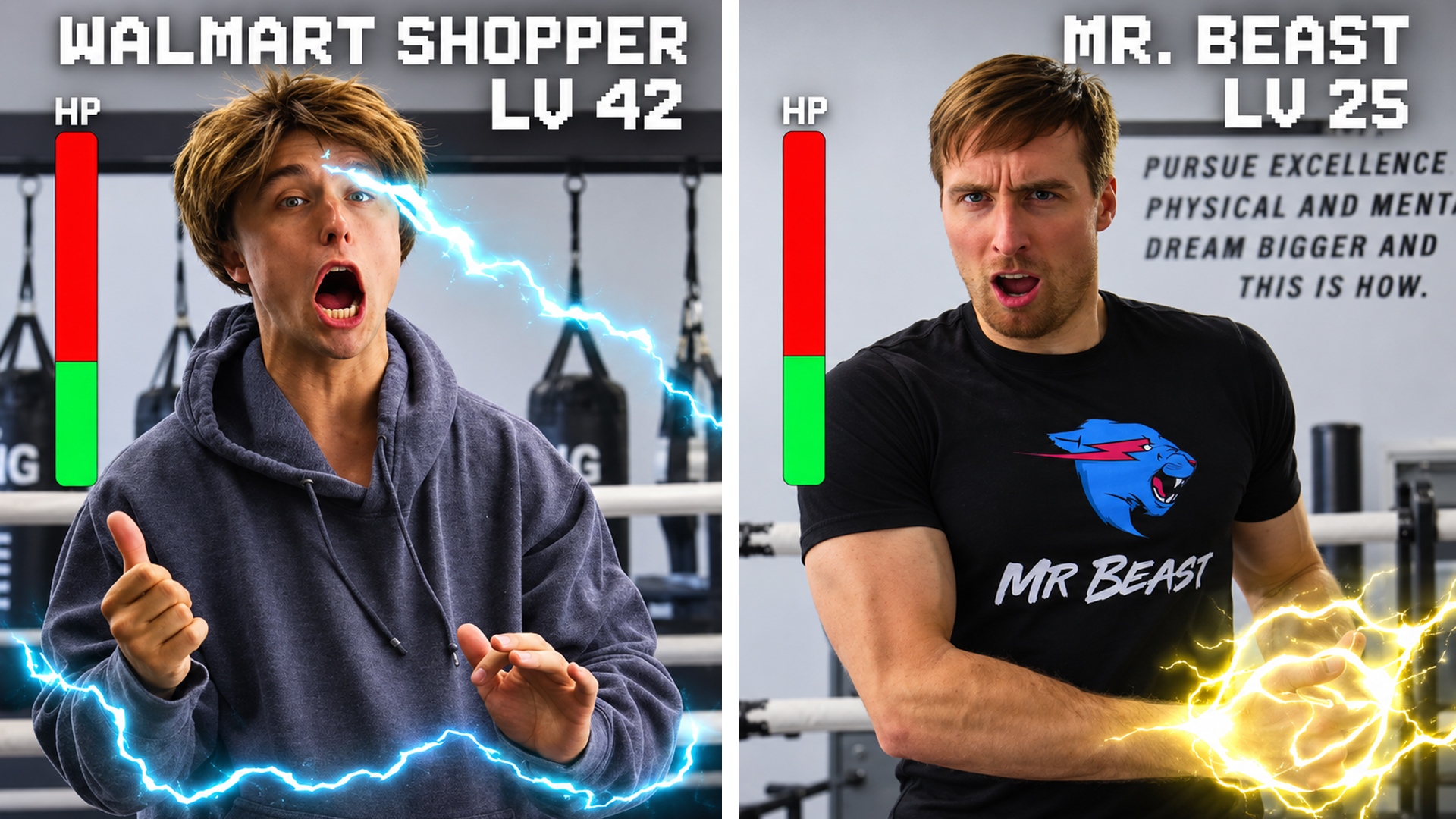 Mr. Beast vs Walmart shopper Pokémon battle