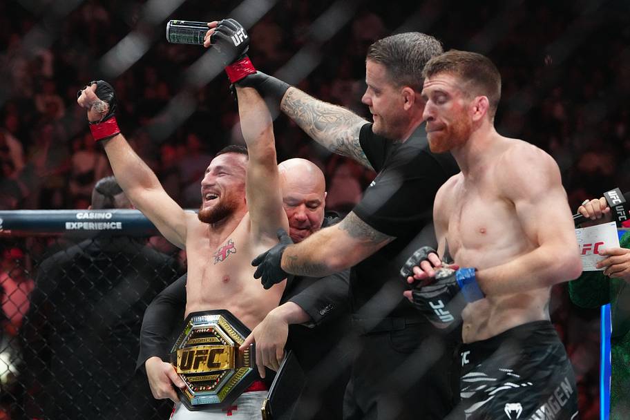 UFC 333 star Merab Dvalishvili reveals shocking weight gain hours after ...